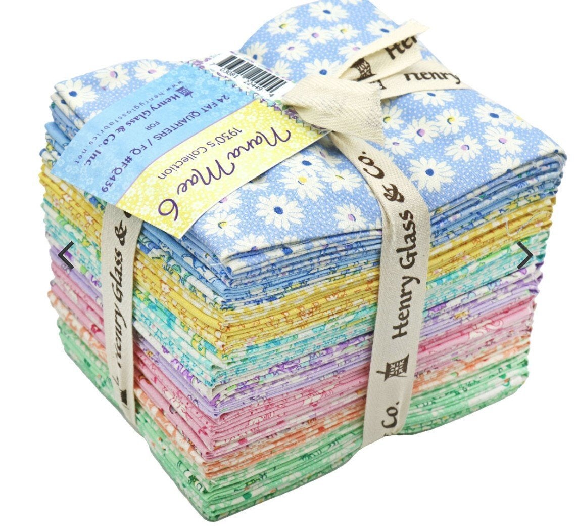 Nana Mae VI Fat Quarter Bundle Henry Glass & CO 23 of 18" x 22' ABBI