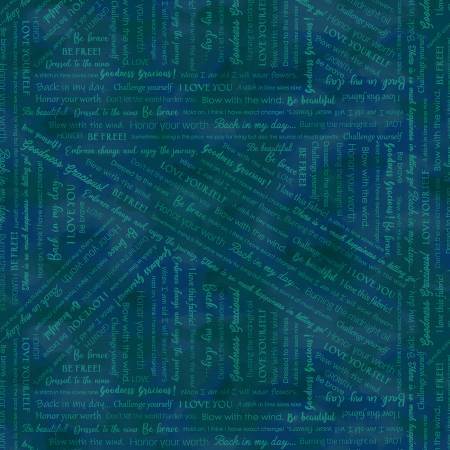 Goodness Gracious! Collaged Phrases in Pale Blue Goodness Gracious! Collaged Phrases in Pale Blue